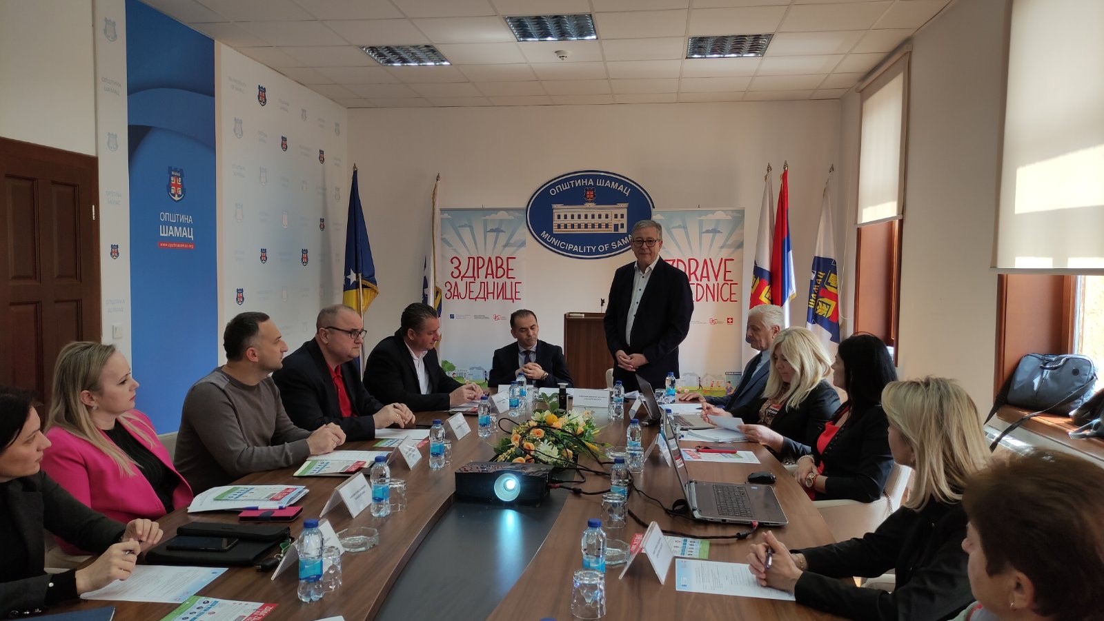 Prezentacija programa "Zdrave zajednice u Bosni i Hercegovini" u Šamcu 