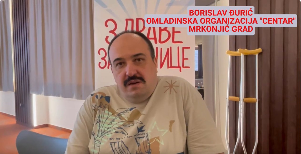 Borislav Đurić: Uloga omladinskih organizacija u unapređenju zdravlja zajednice | Zdrave zajednice