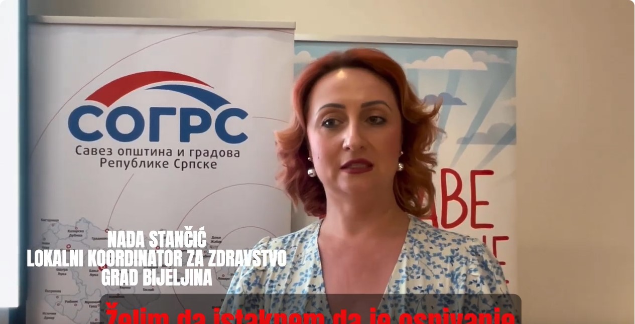 Kako lokalne zajednice mogu unaprijediti zdravlje građana? | Nada Stančić, Grad Bijeljina