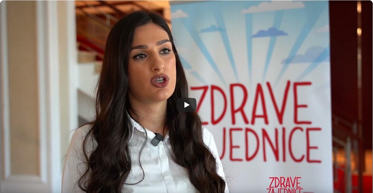 Josipa Vujinović savjetnica gradonačelnika Stoca o programu Zdrave zajednice u Bosni i Hercegovini"