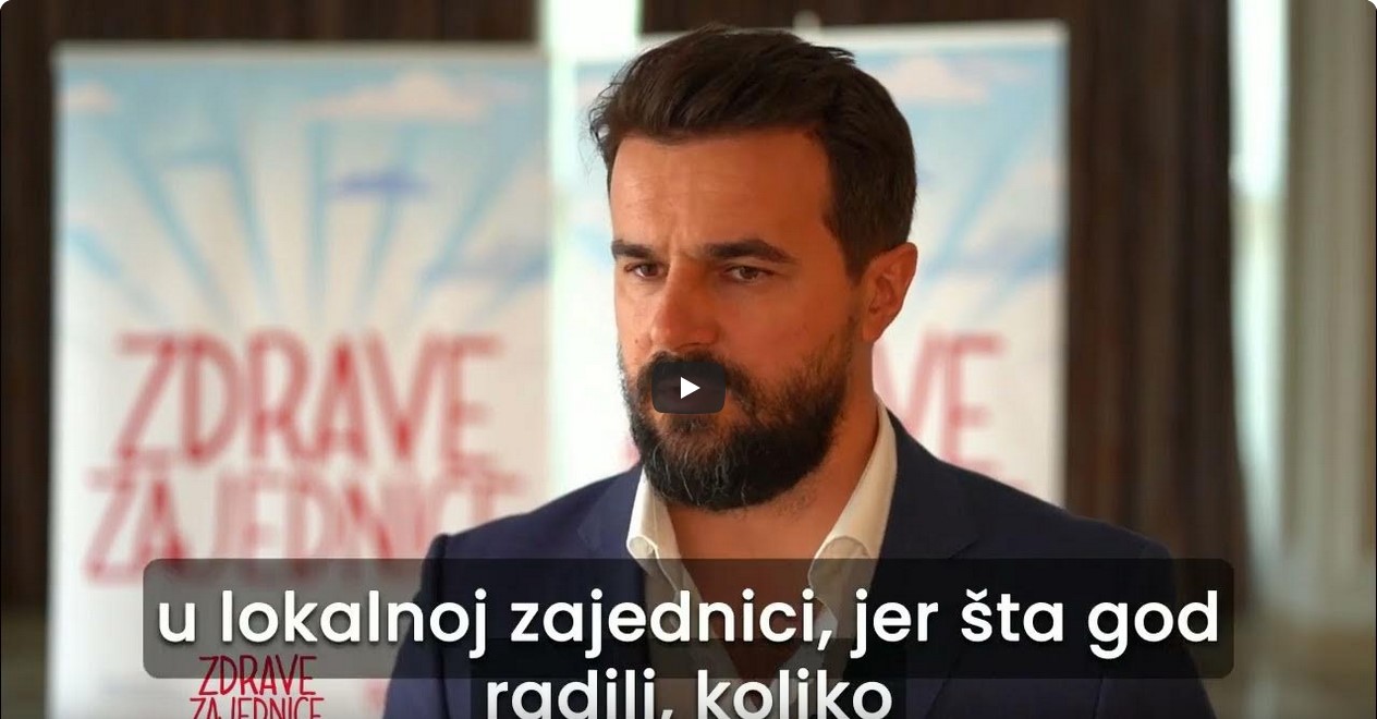 Nermin Muzur, načelnik Općine Ilidža, Sarajevo o proogramu 'Zdrave zajednice u Bosni i Hercegovini'